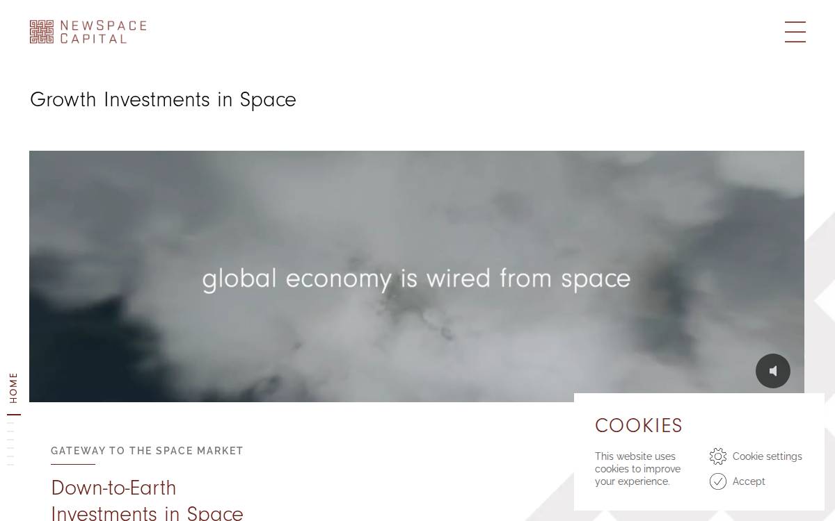 NewSpace Capital website preview