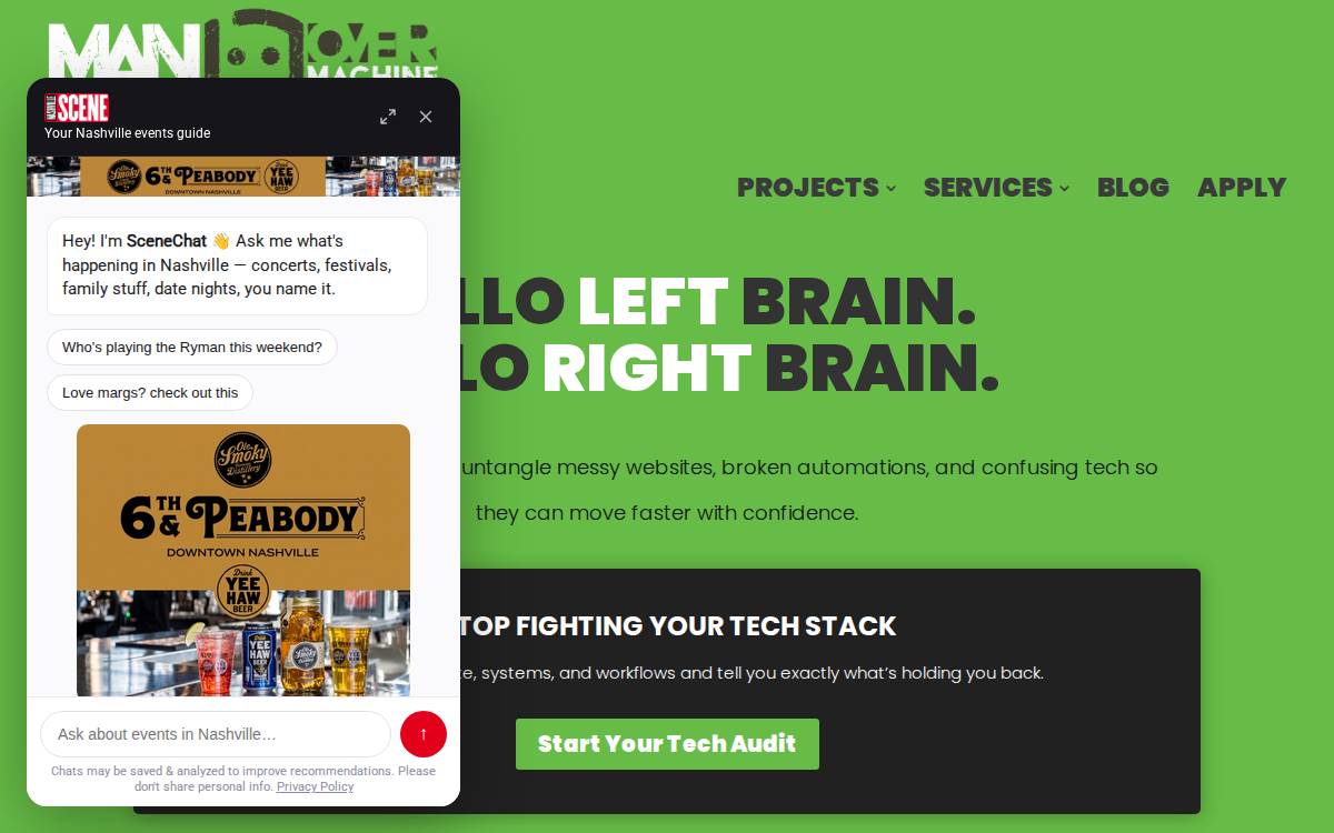 Newton RFID website preview