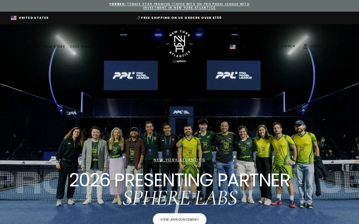 Newyorkatlantics website preview