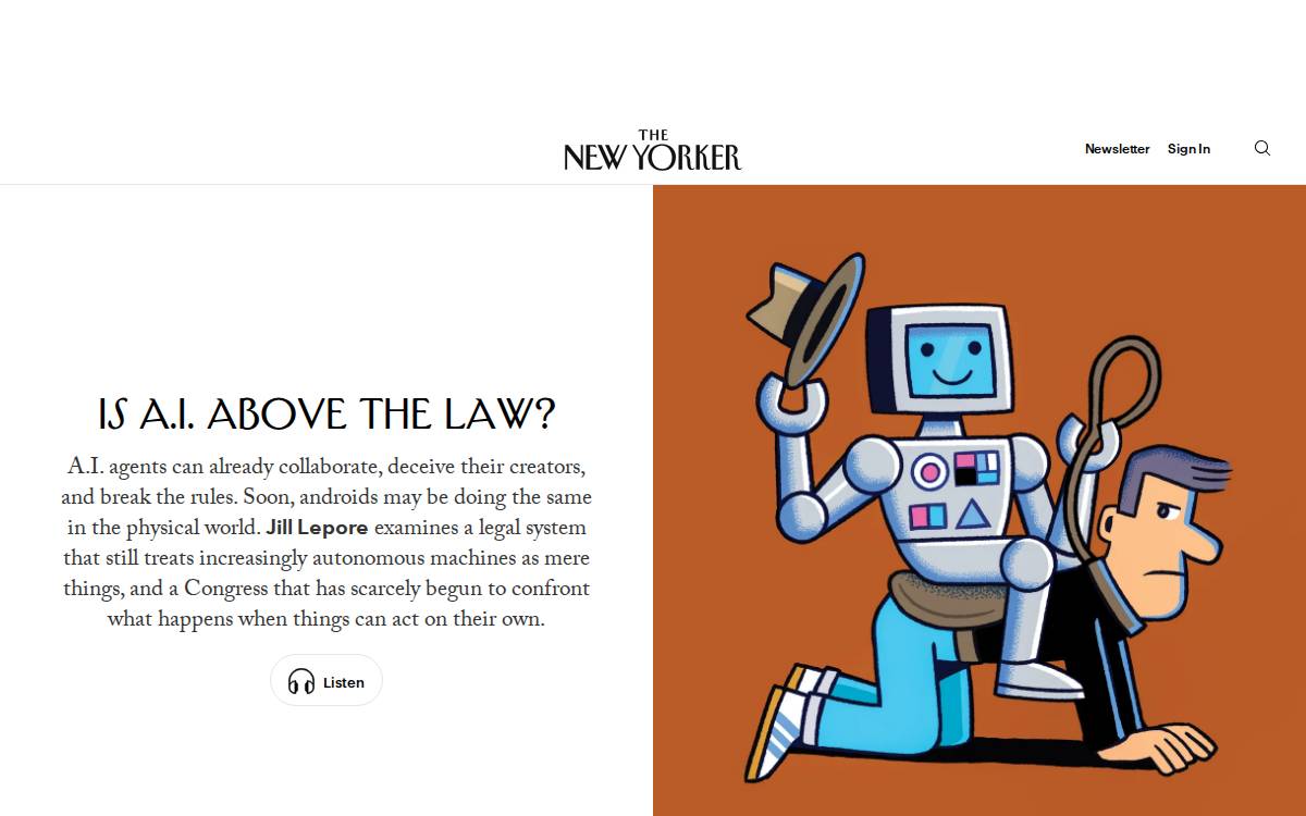 Newyorker website preview