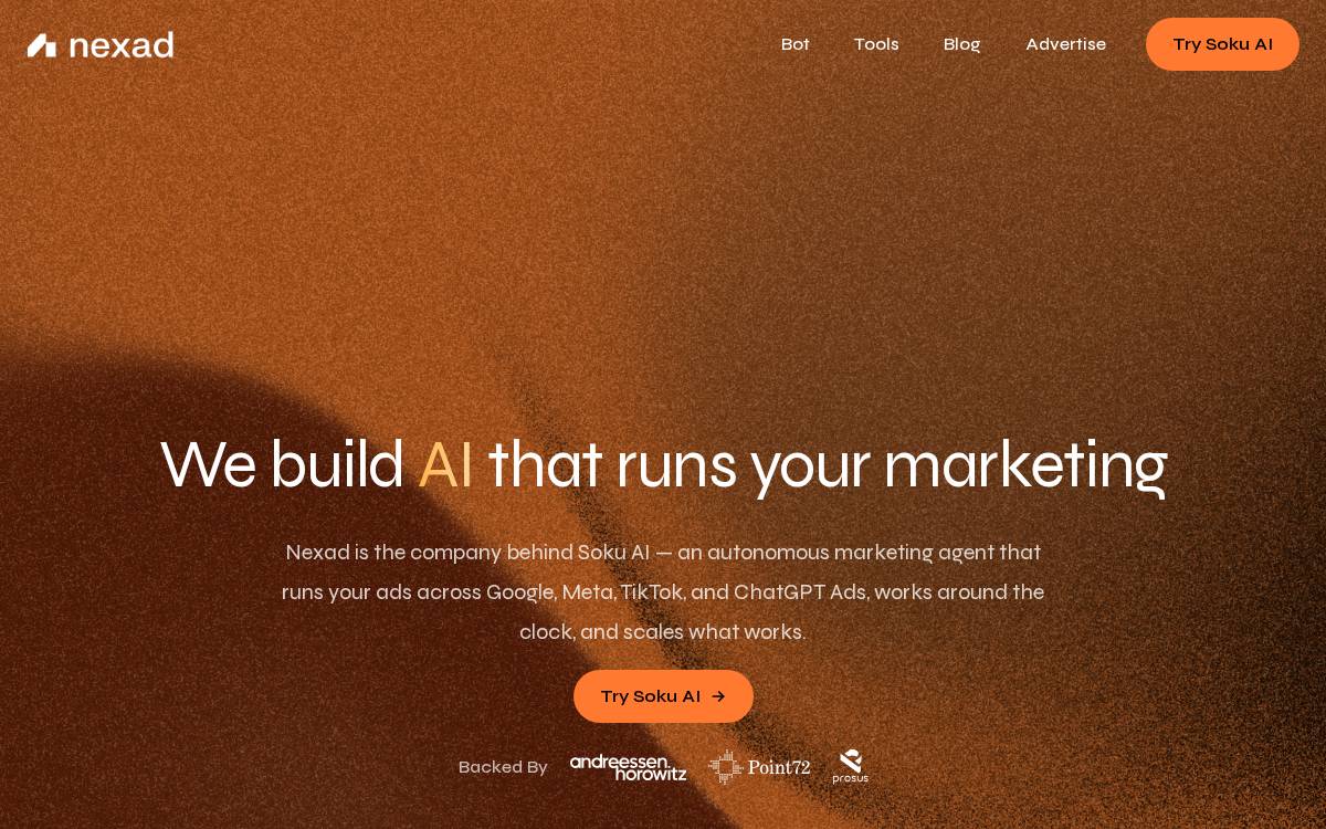 Nex website preview