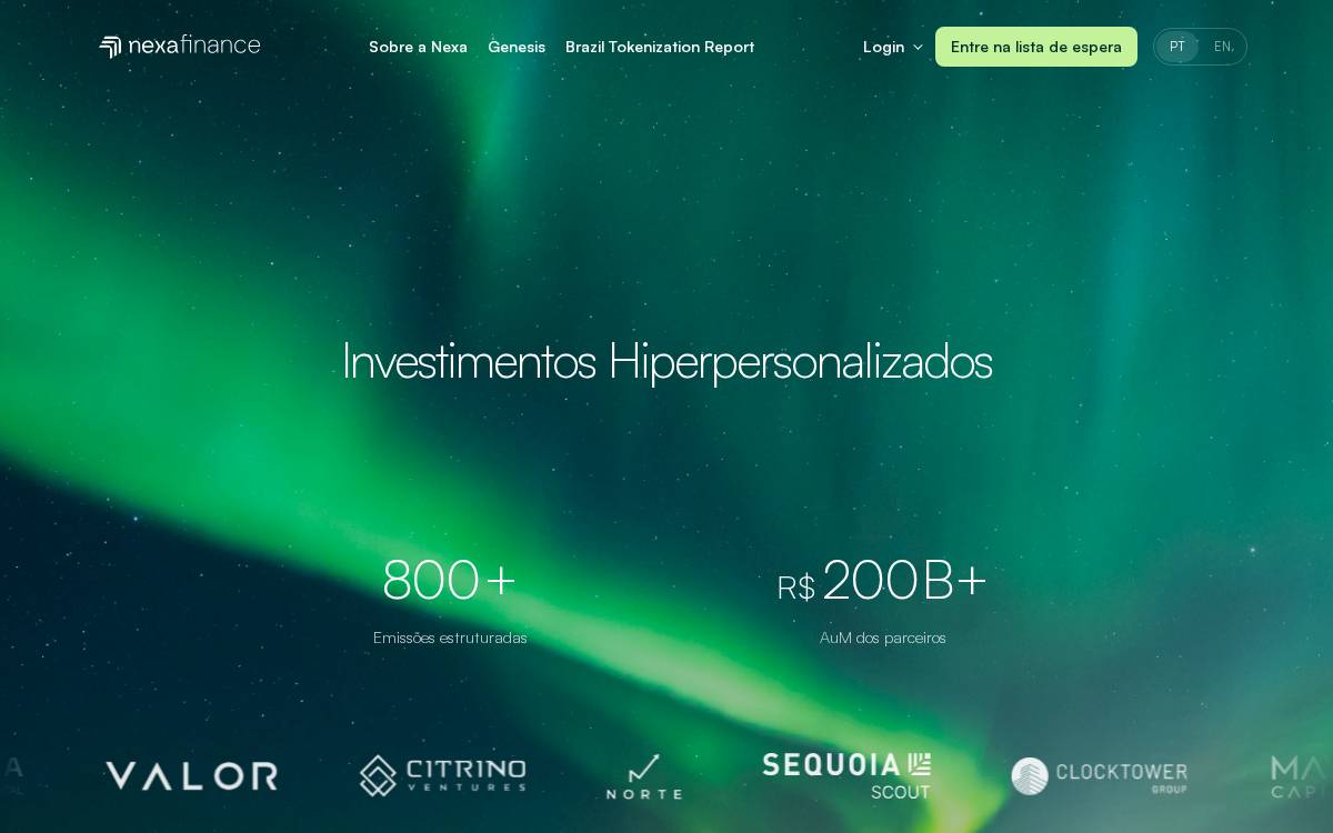 Nexa website preview