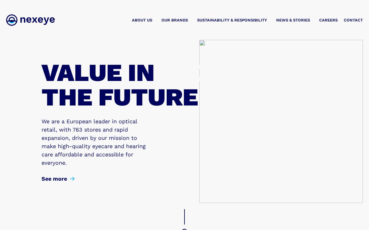 nexeye website preview