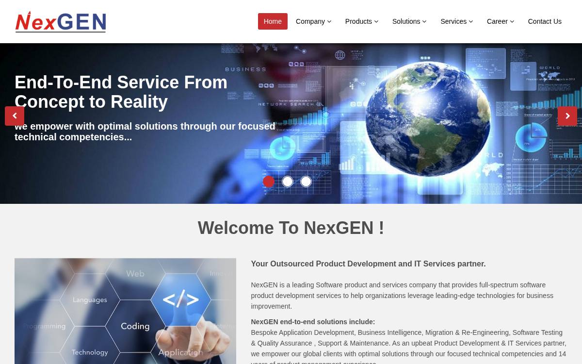 Nexgenconsultancy website preview