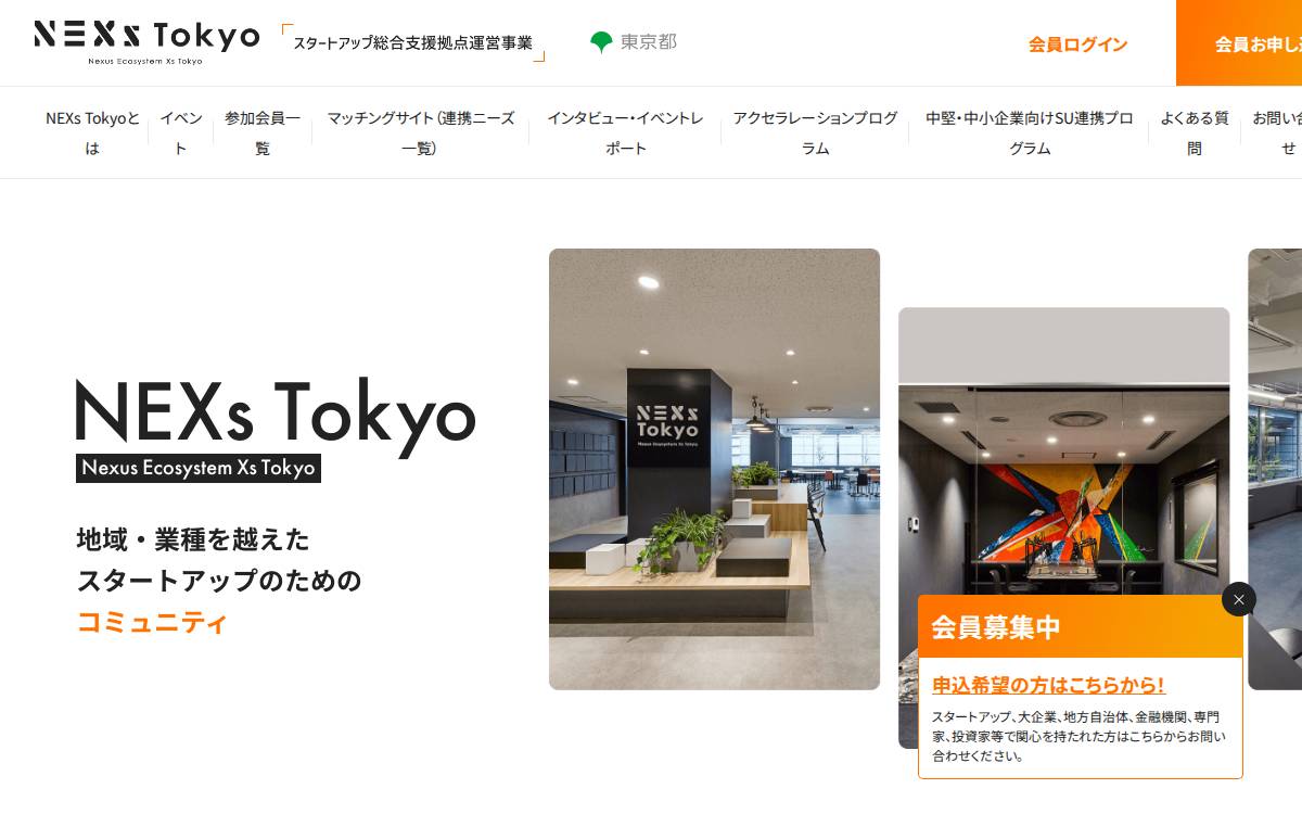 Nexstokyo website preview