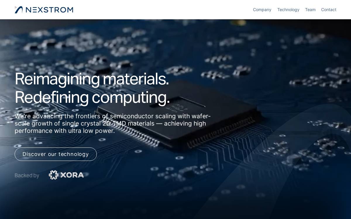 Nexstrom website preview