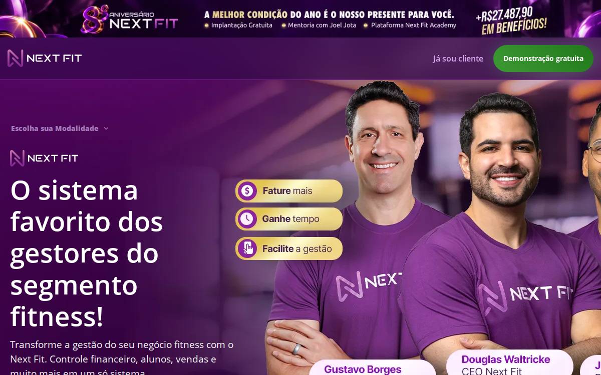 Next Fit website preview