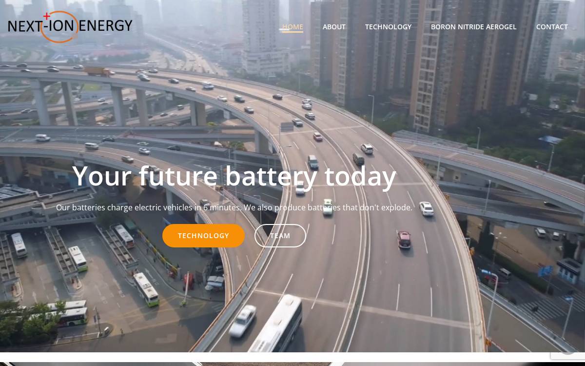 Next Ion website preview