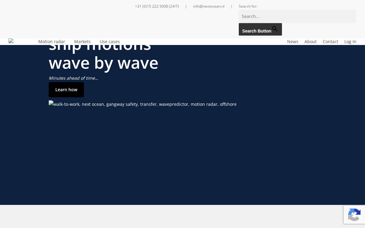 Next Ocean website preview