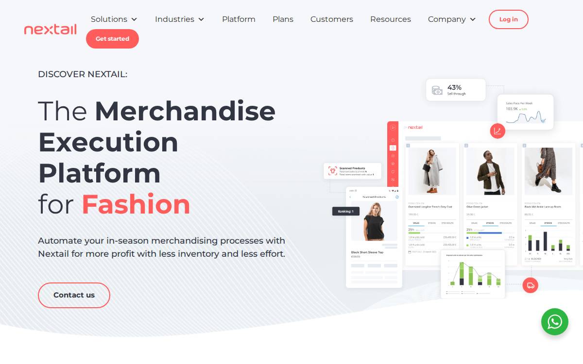 Nextail website preview