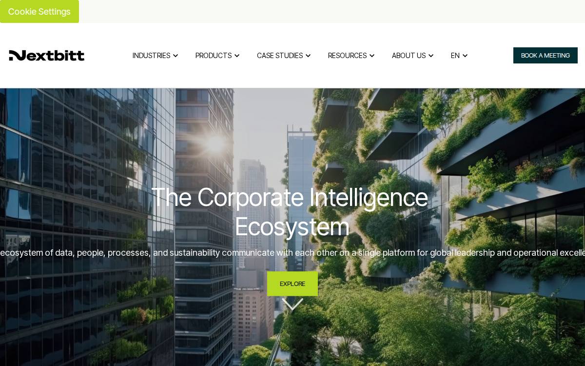 Nextbitt website preview