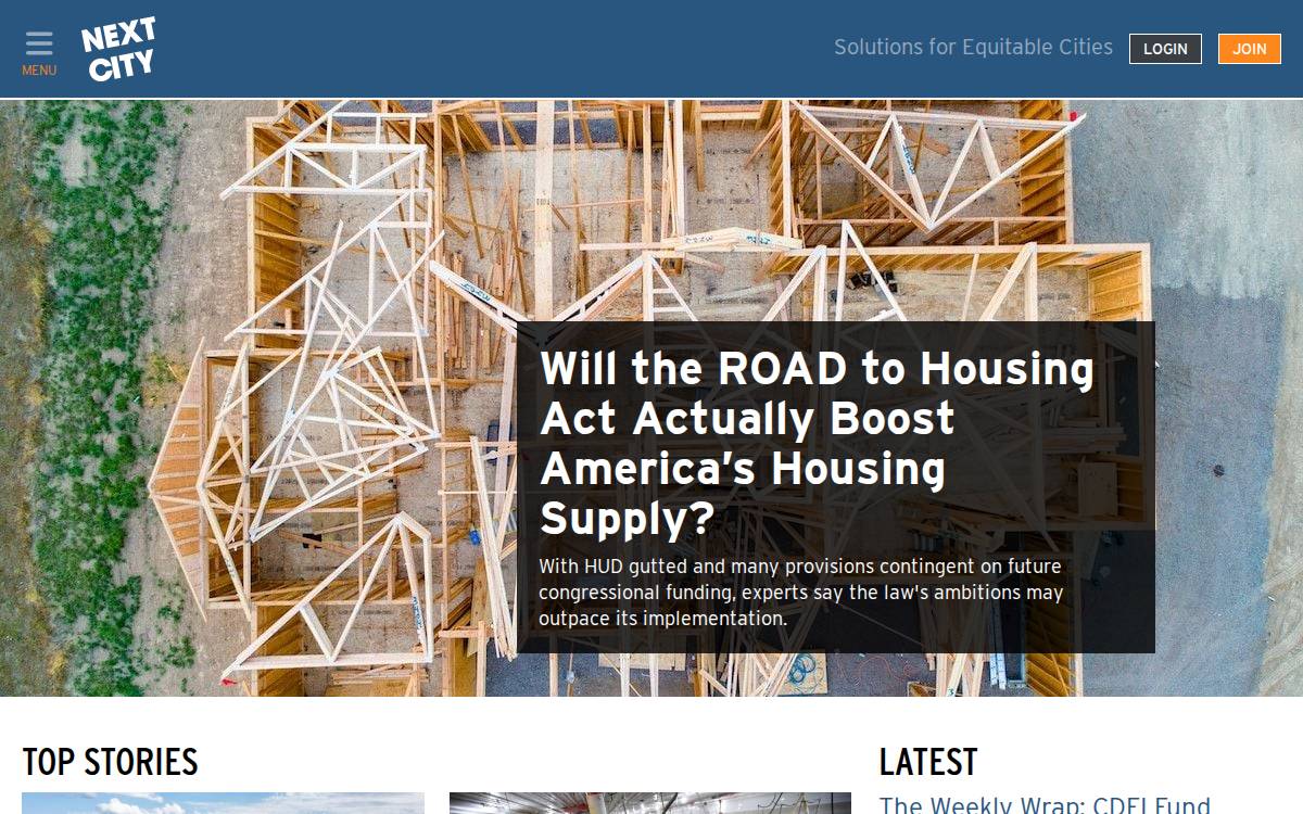 Nextcity website preview