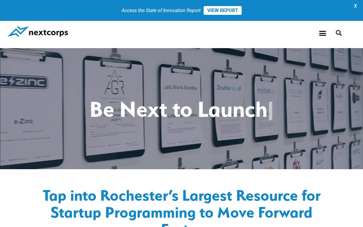 NextCorps (HTR) website preview