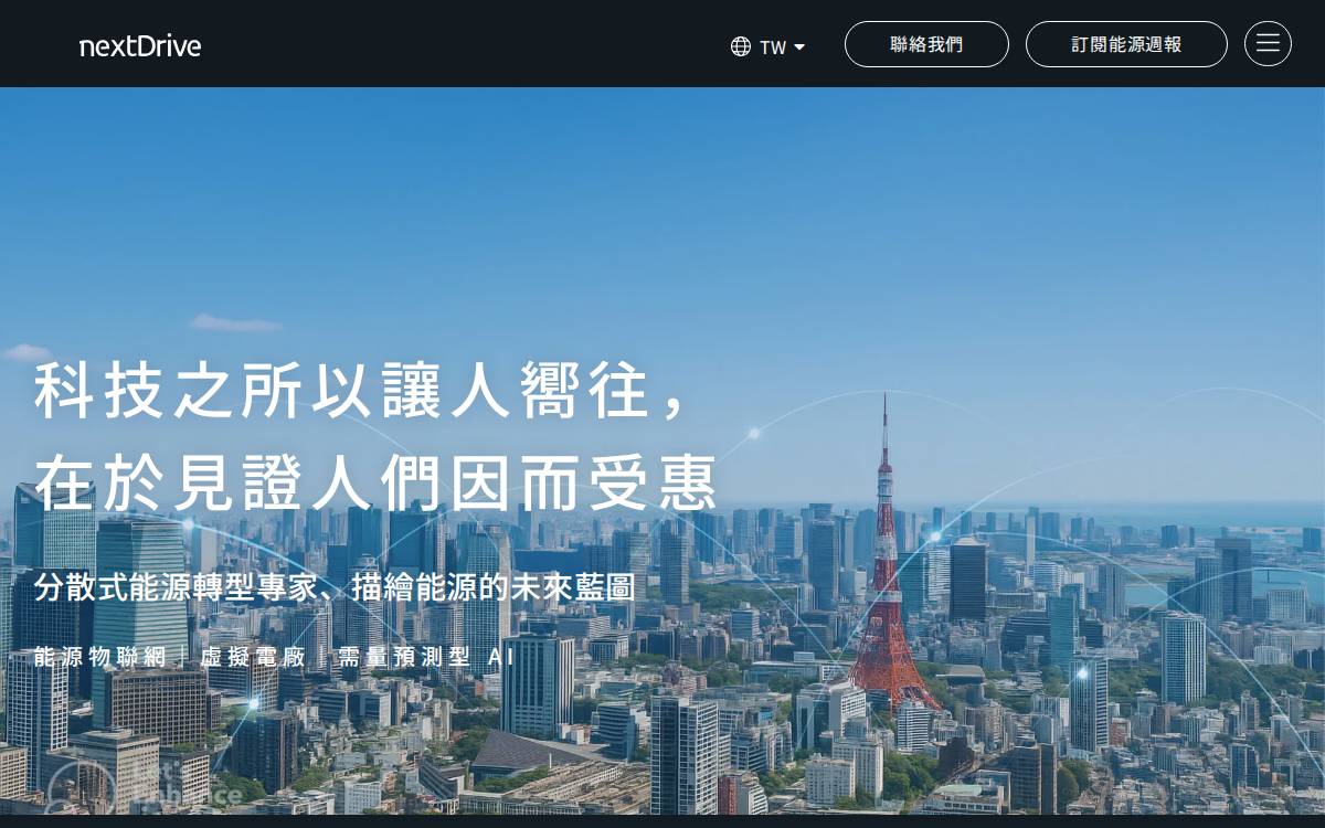 NextDrive website preview