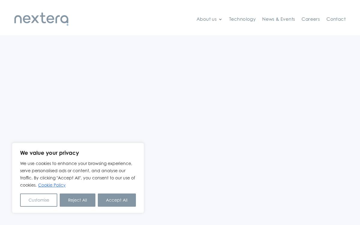 Nextera website preview