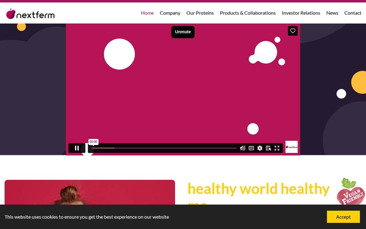 NextFerm website preview