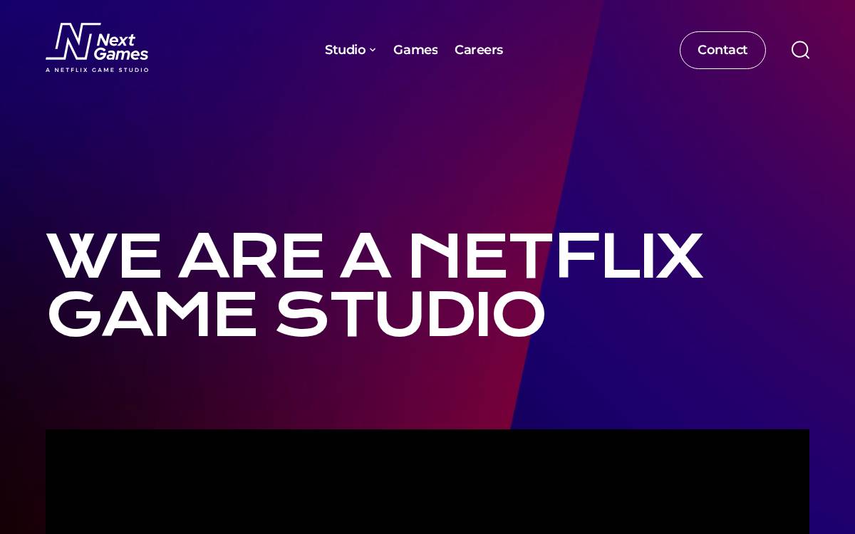 Next Games website preview