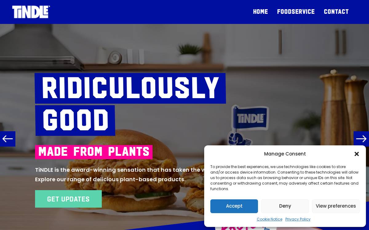 Nextgenfoods website preview