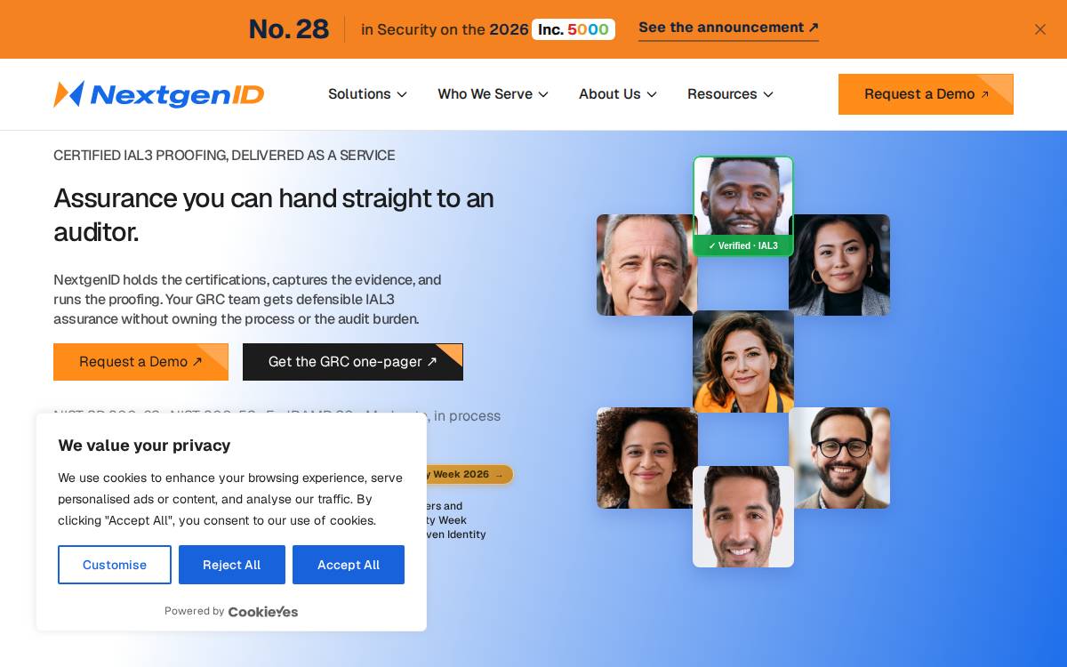 NextgenID website preview