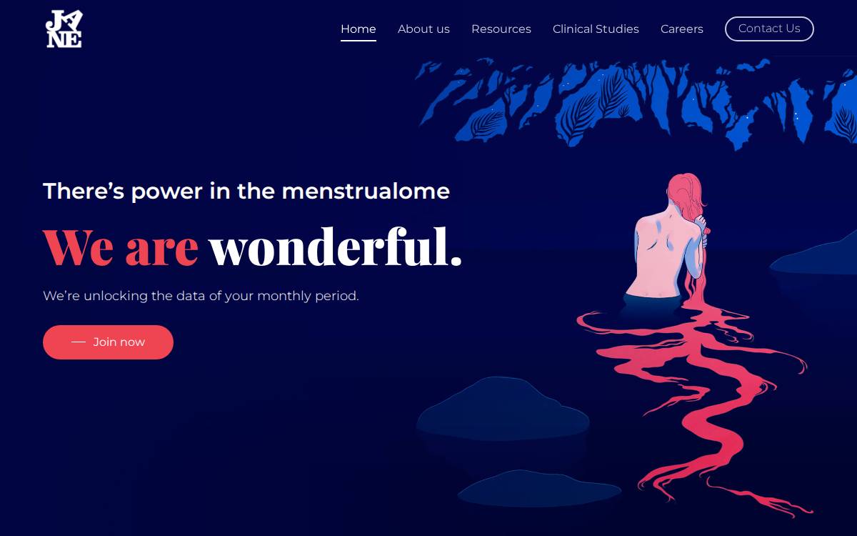 NextGen Jane website preview