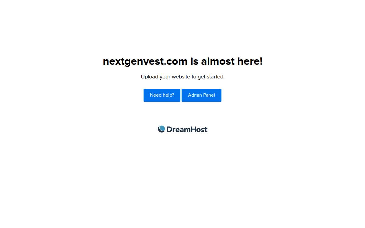Nextgenvest website preview