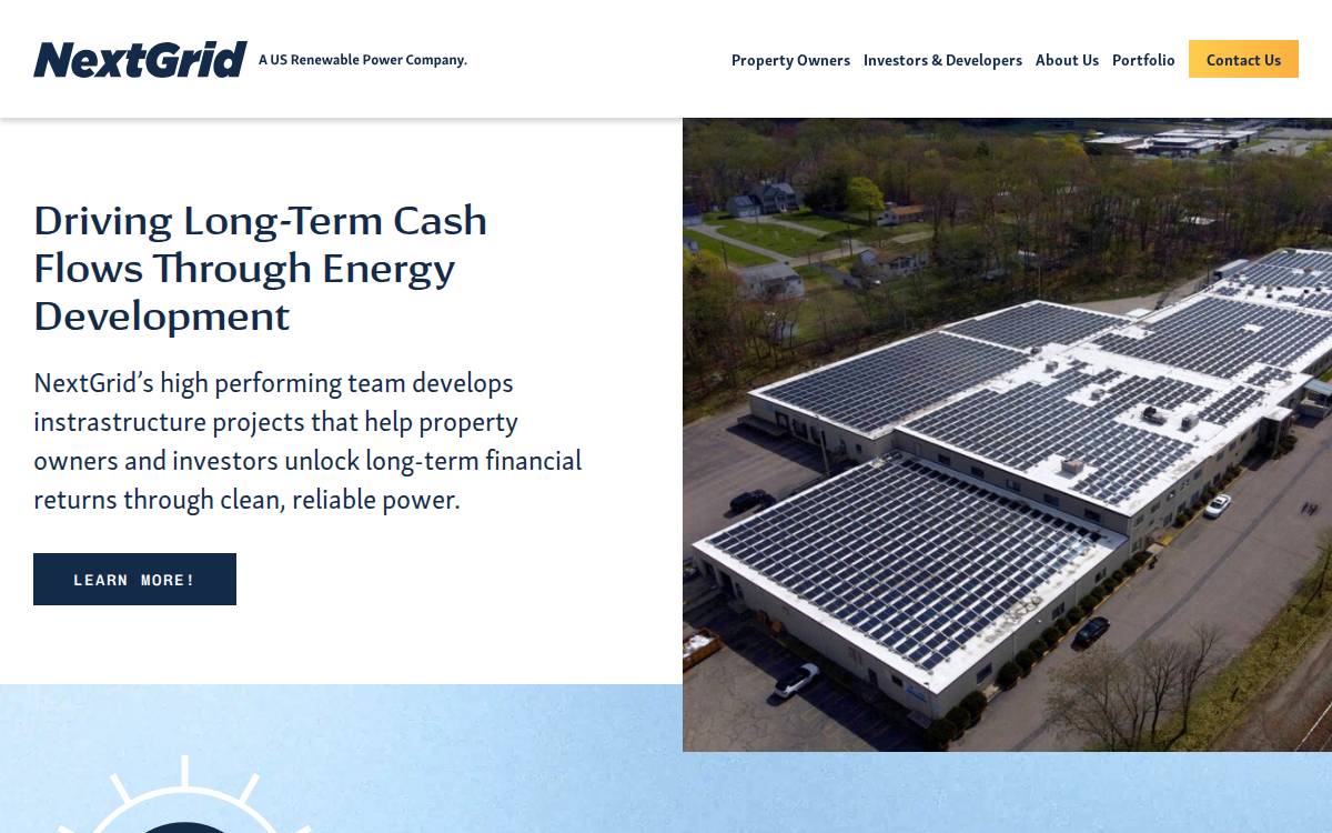Nextgrid website preview