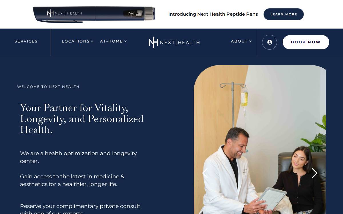 Nexthealth website preview