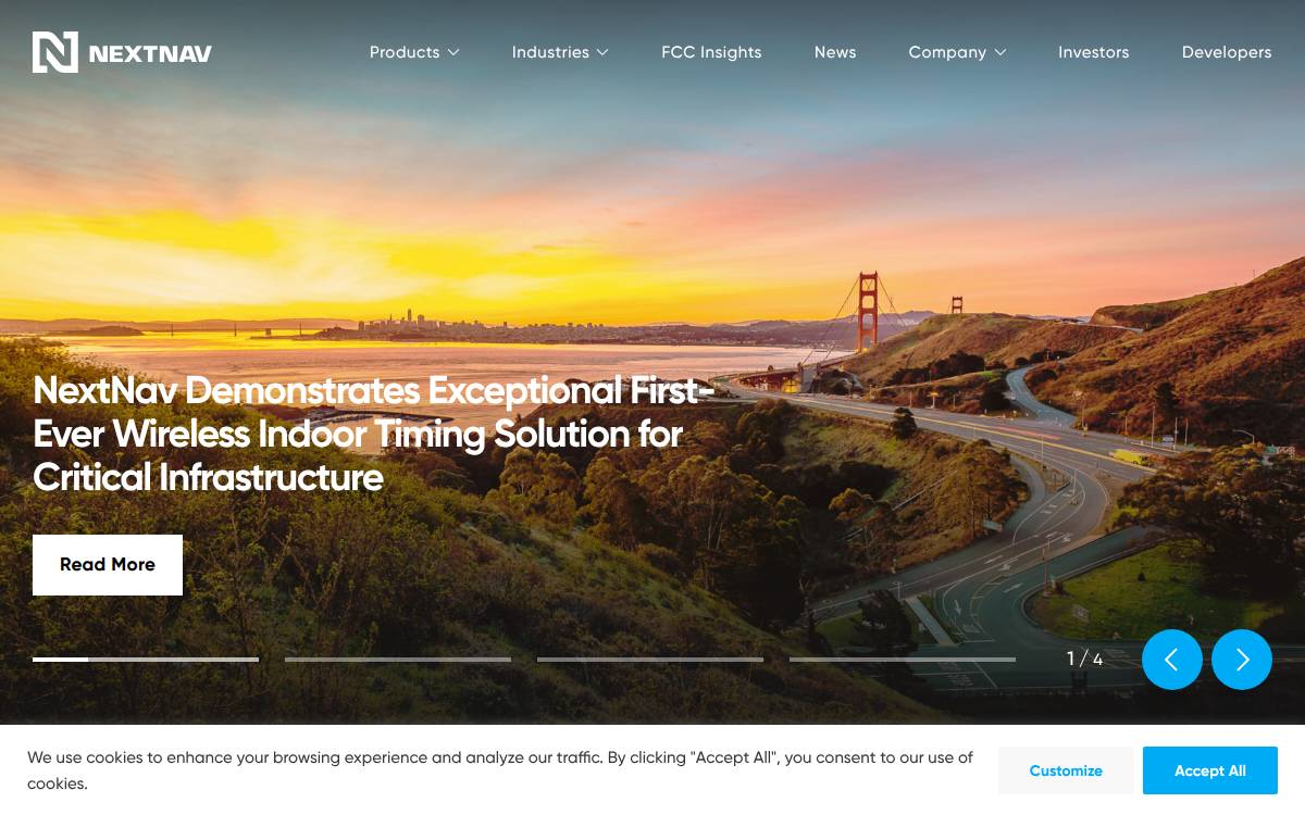 Nextnav website preview
