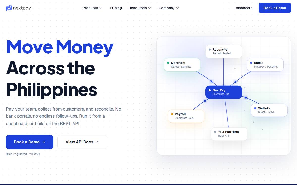 NextPay website preview