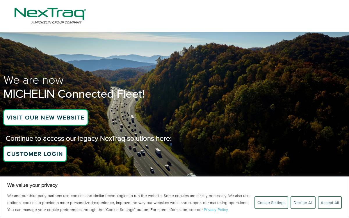 Nextraq website preview