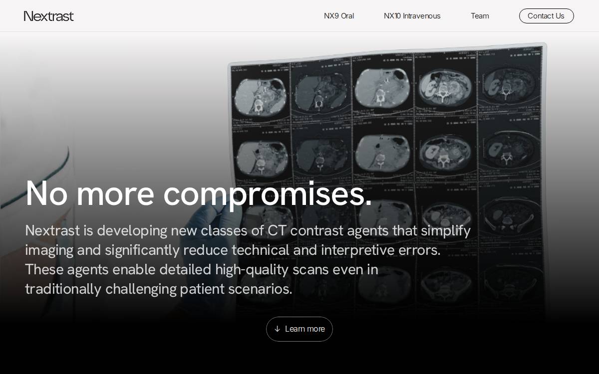 Nextrast website preview