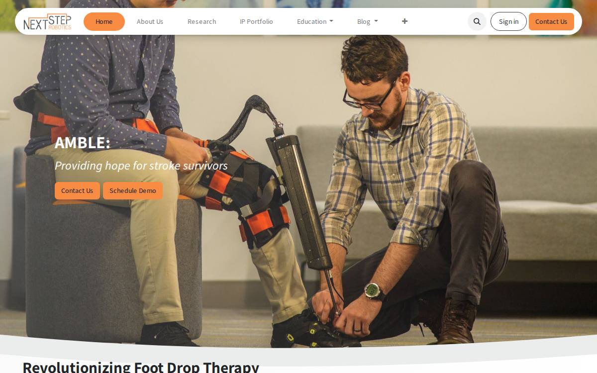 Nextsteprobo website preview