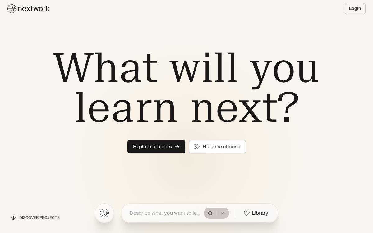 NextWork website preview