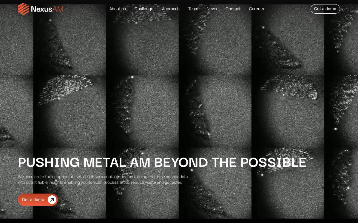 Nexus Additive website preview