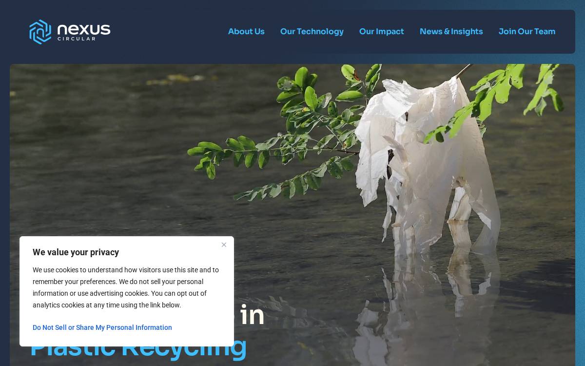 Nexus Circular website preview