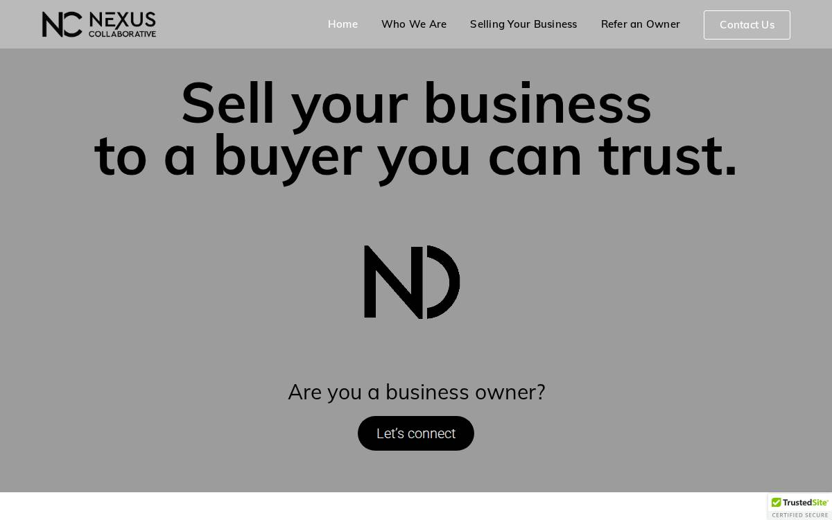 Nexuscollab website preview