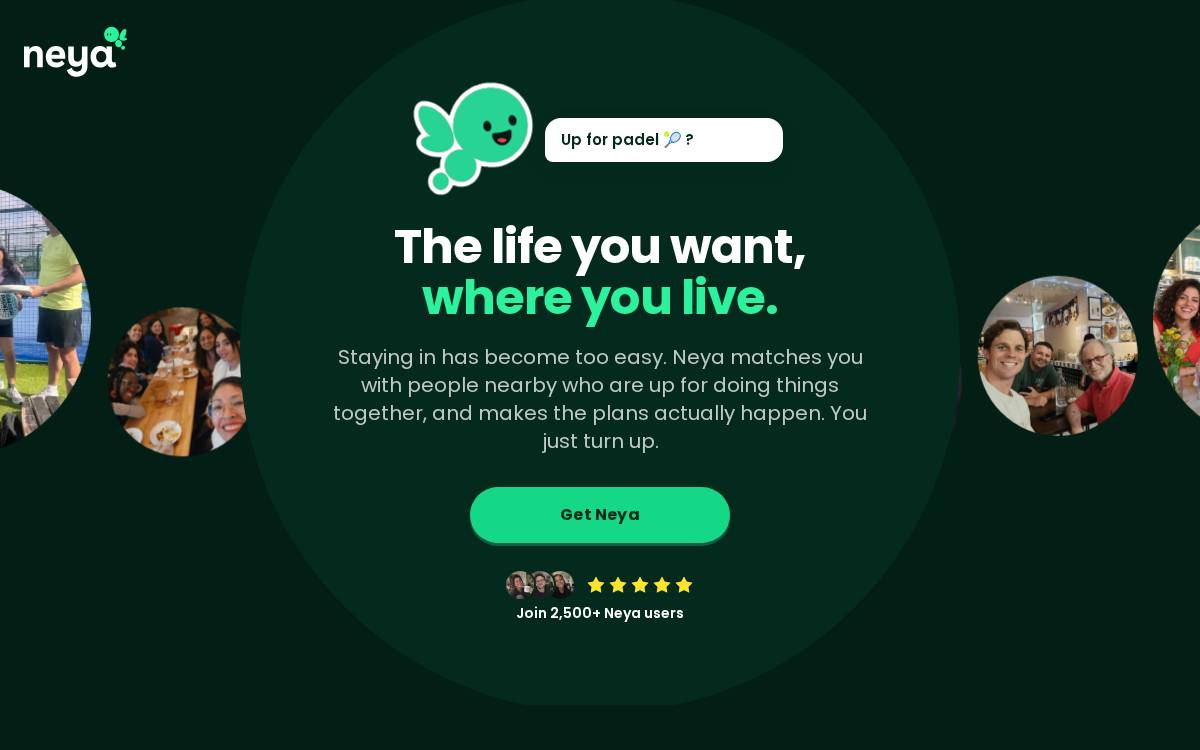 Neya website preview