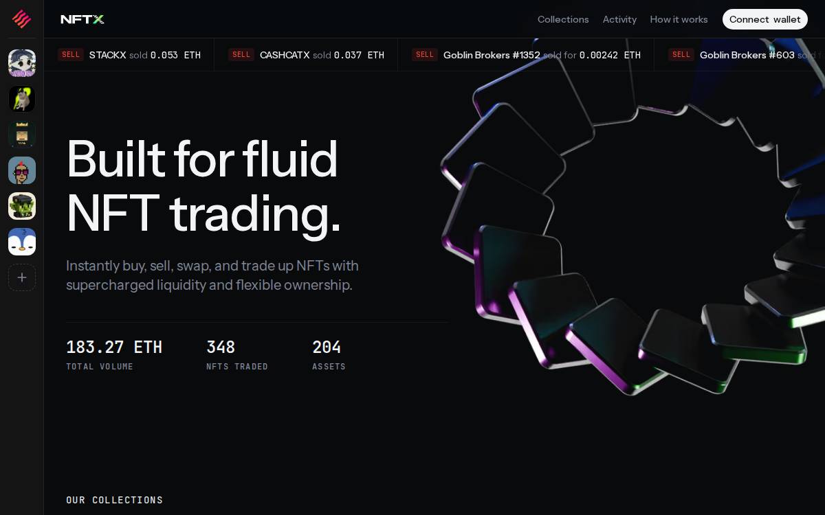NFTX website preview