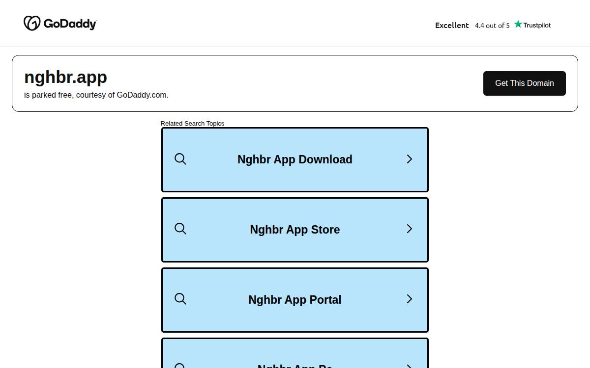 NGHBR website preview