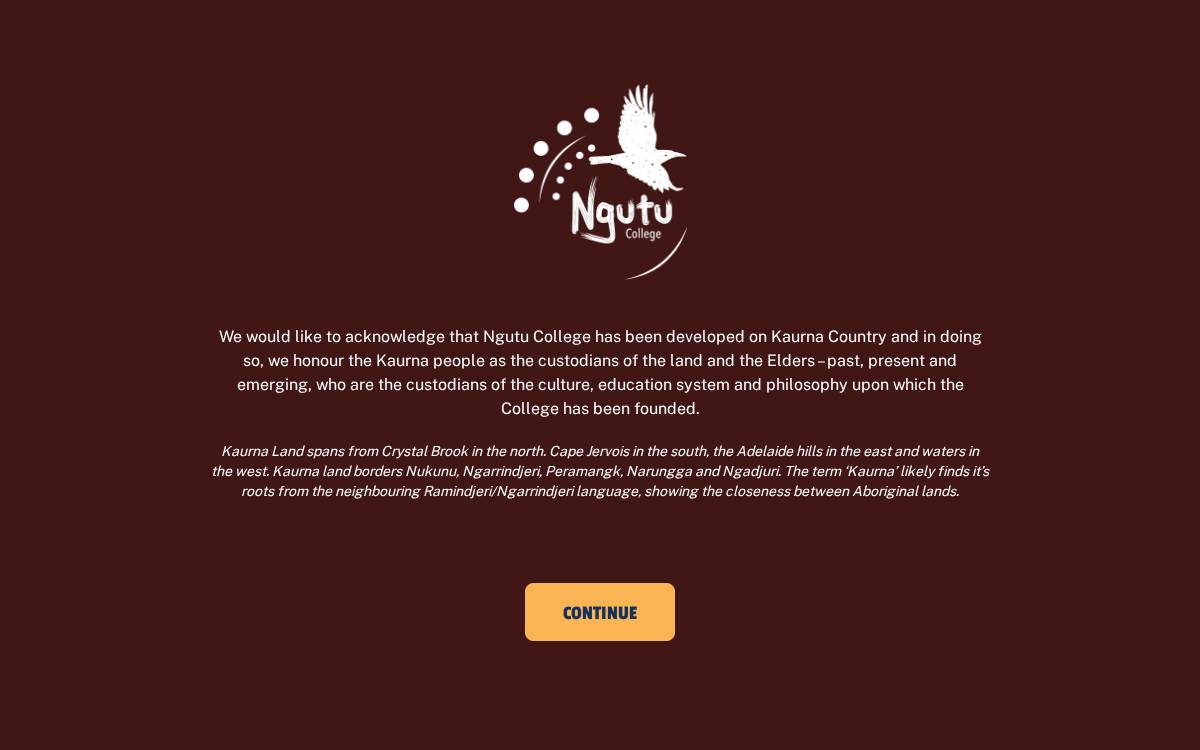 Ngutu College website preview