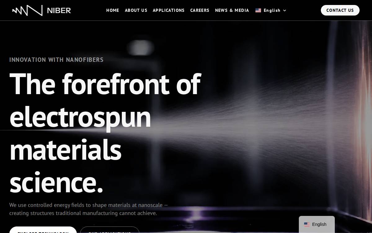 Niber website preview