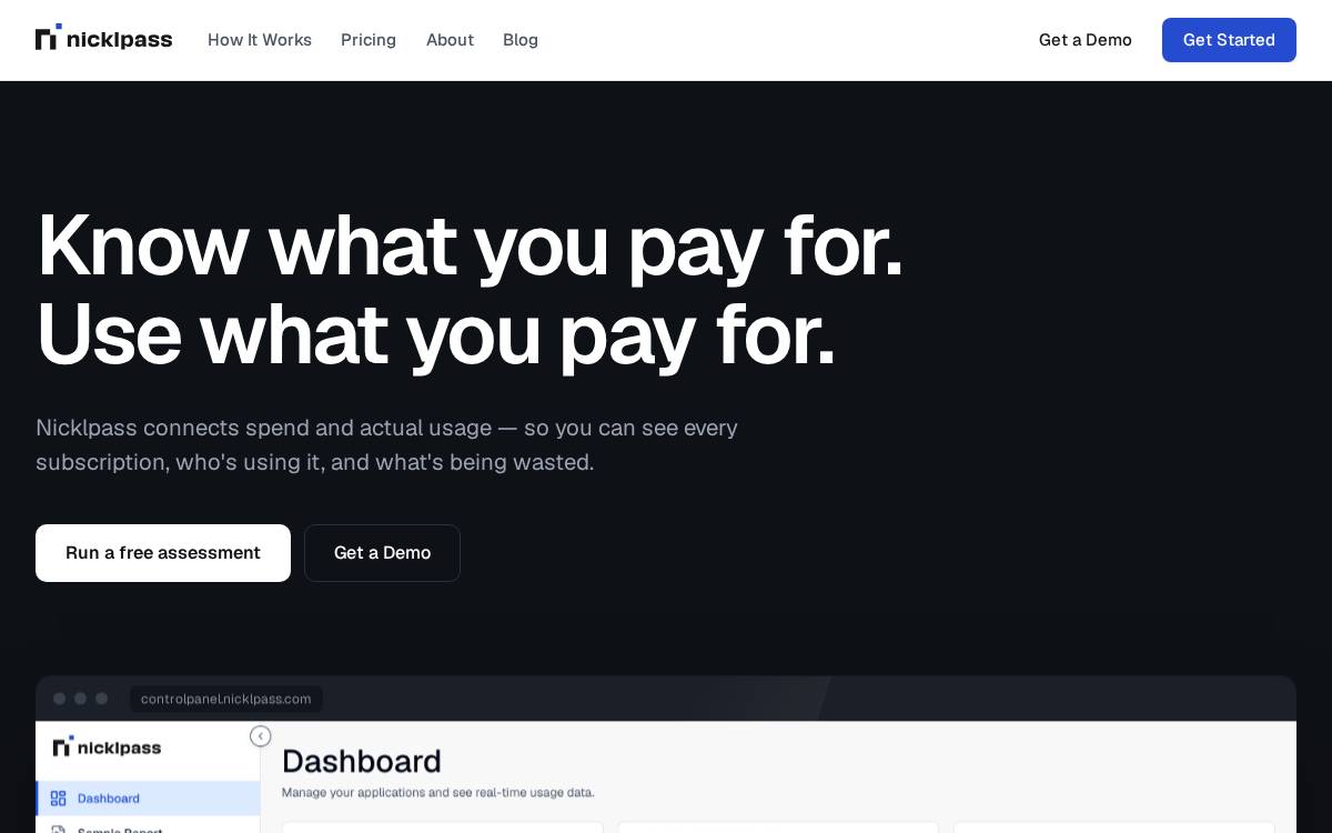 NICKL website preview