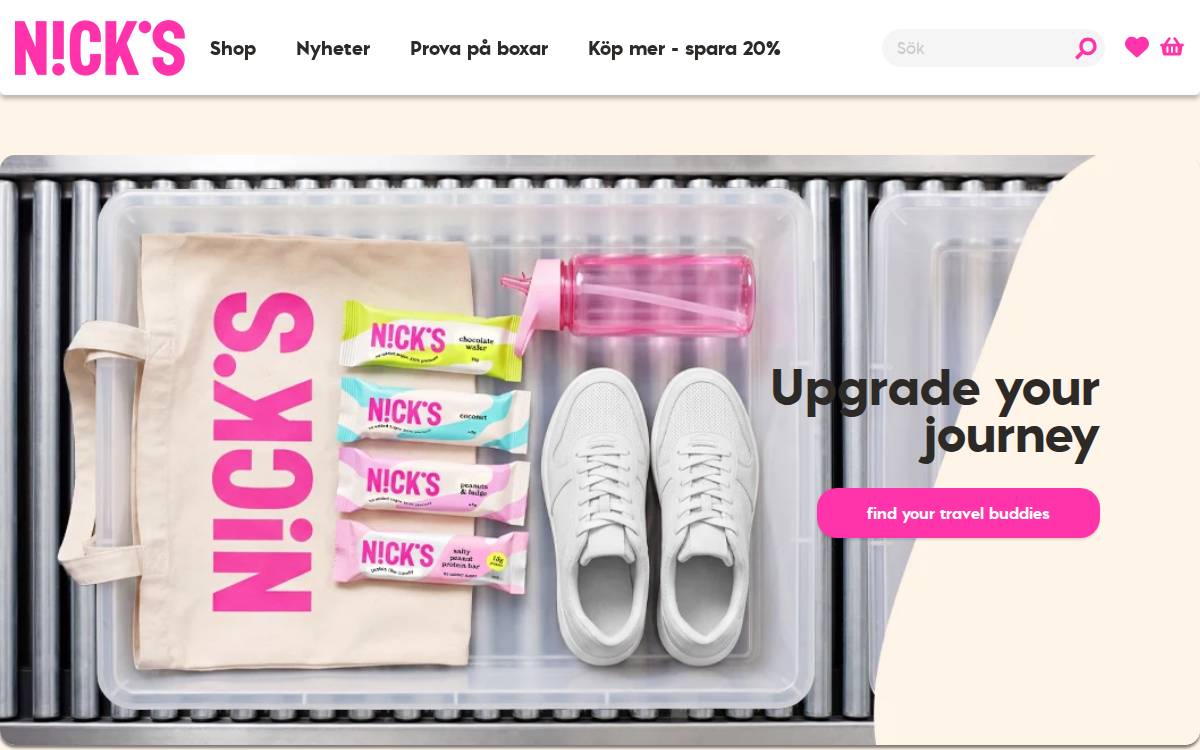 Nicks website preview