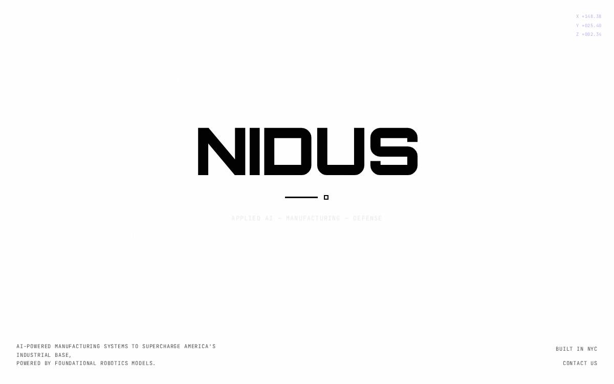 Nidus Tech website preview