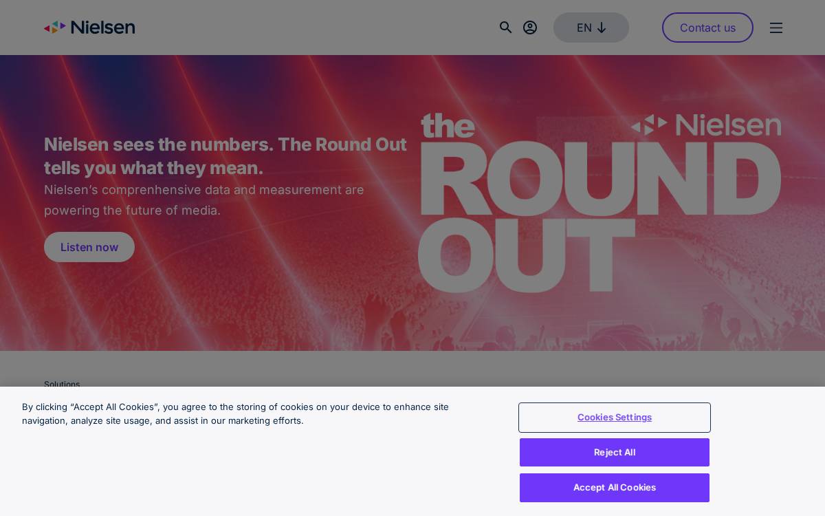 Nielsen website preview