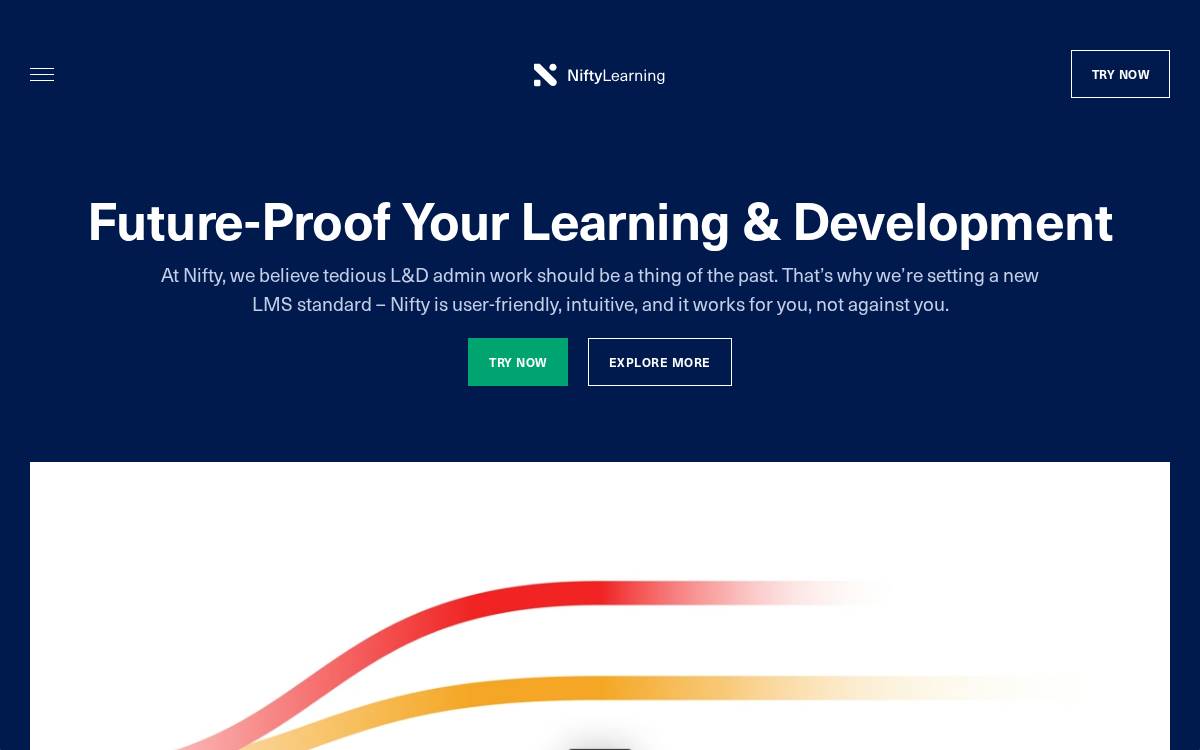 Nifty Learning website preview