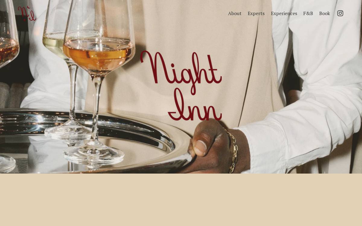 Nightinnexperience website preview