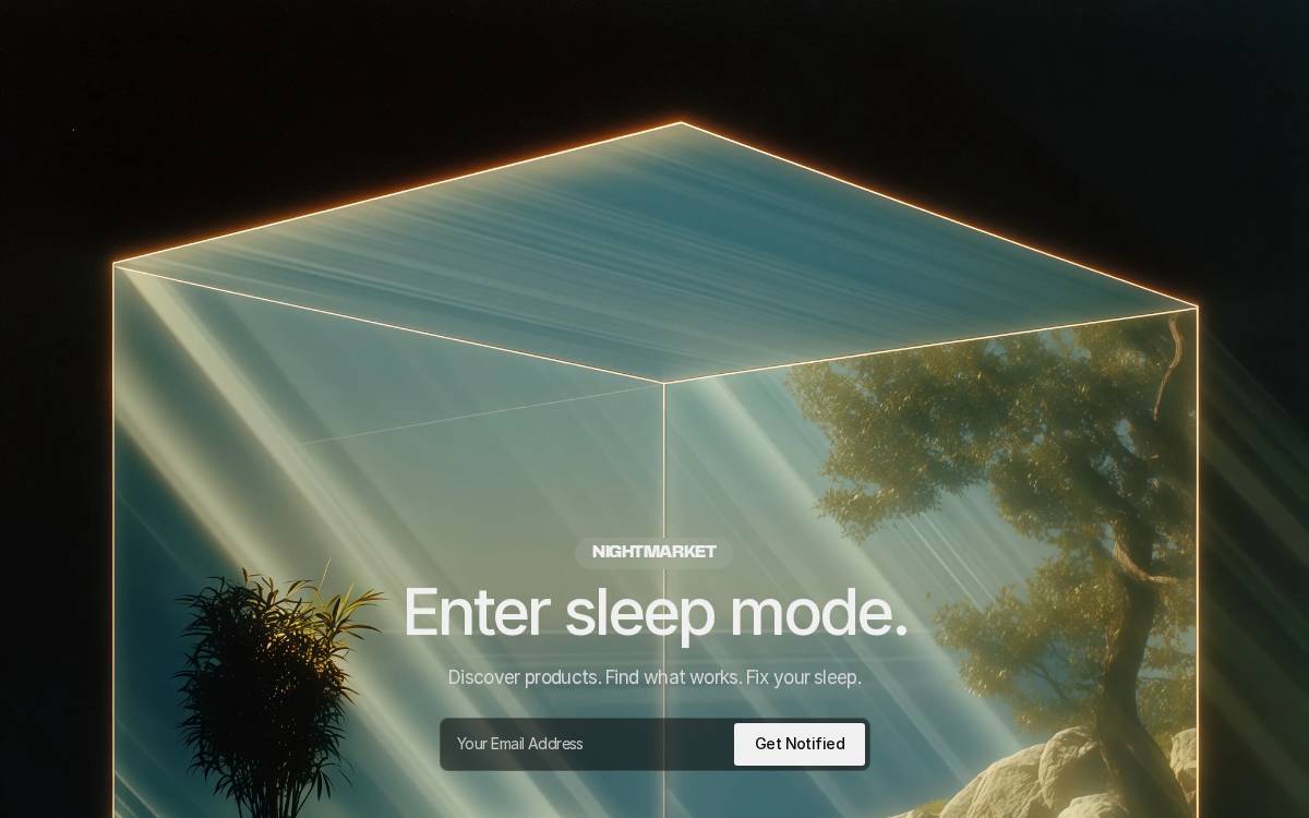 NightMarket website preview
