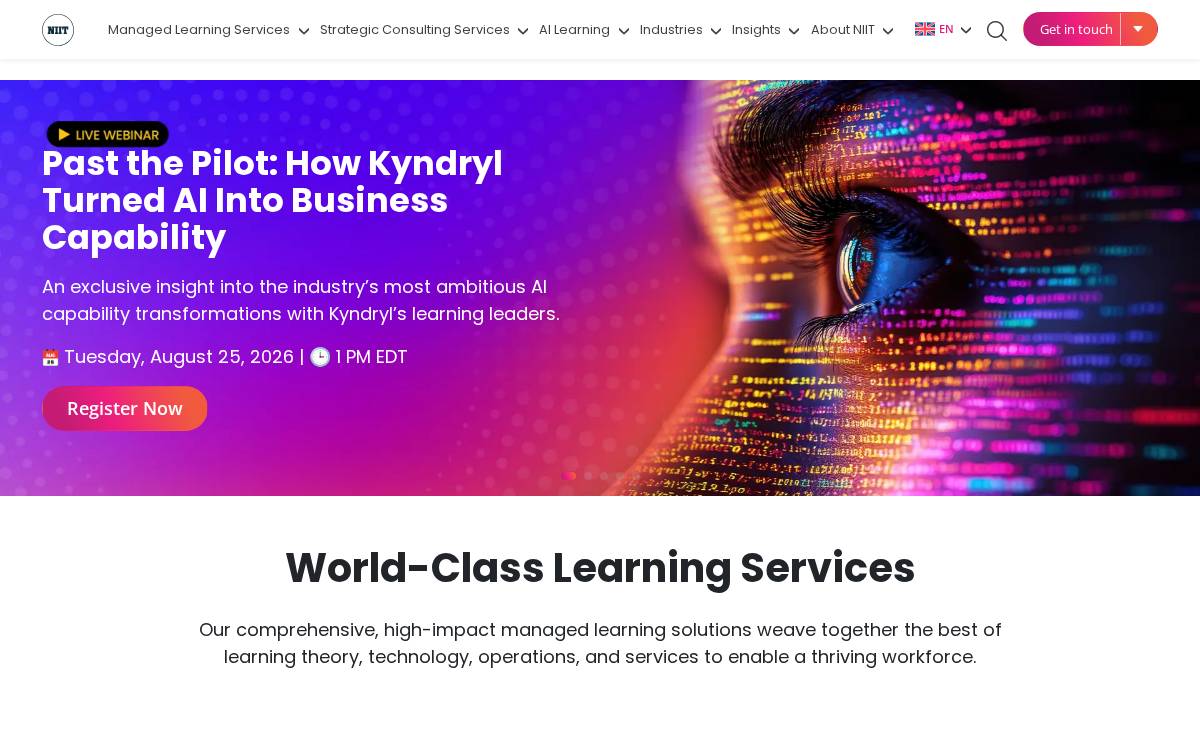 The Learning Alliance website preview