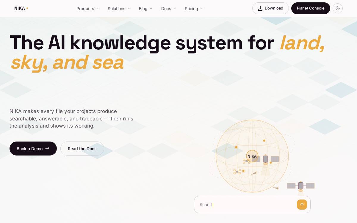 Nika website preview